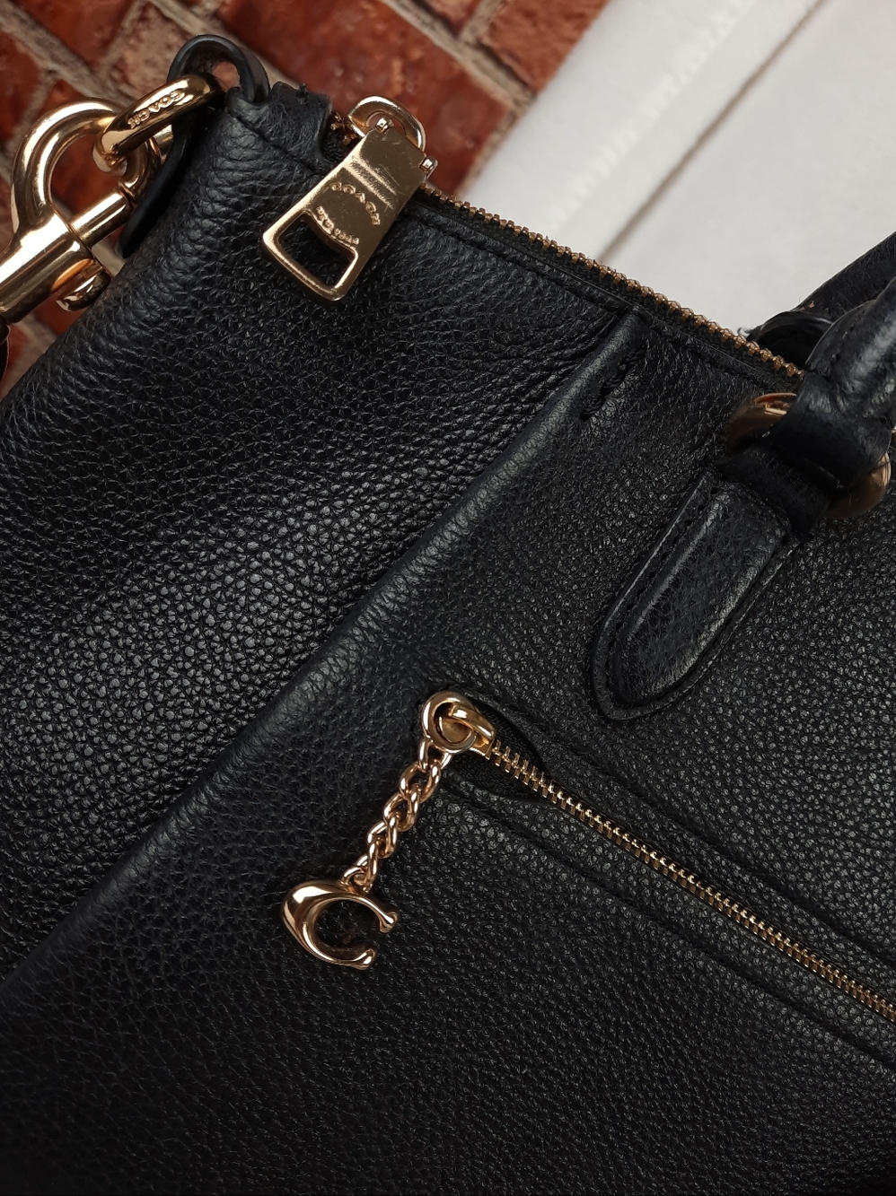 Coach Elegant Elise Sathcel Bag with Scarf Accent - Picture 5 of 15